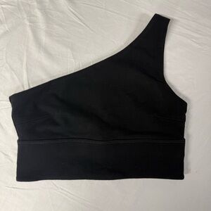Bandier NWT The Ivy One Shoulder Bra in Black Size S